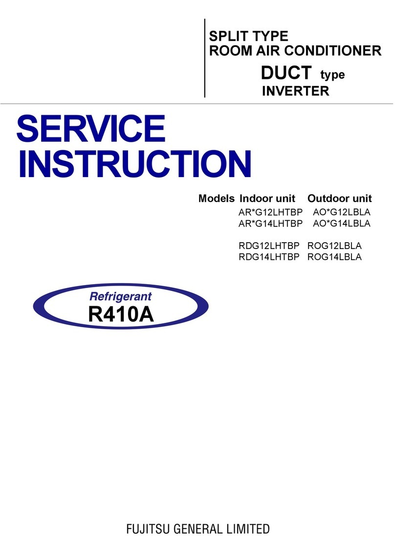 Fujitsu AR G12LHTBP Series Original operating manual