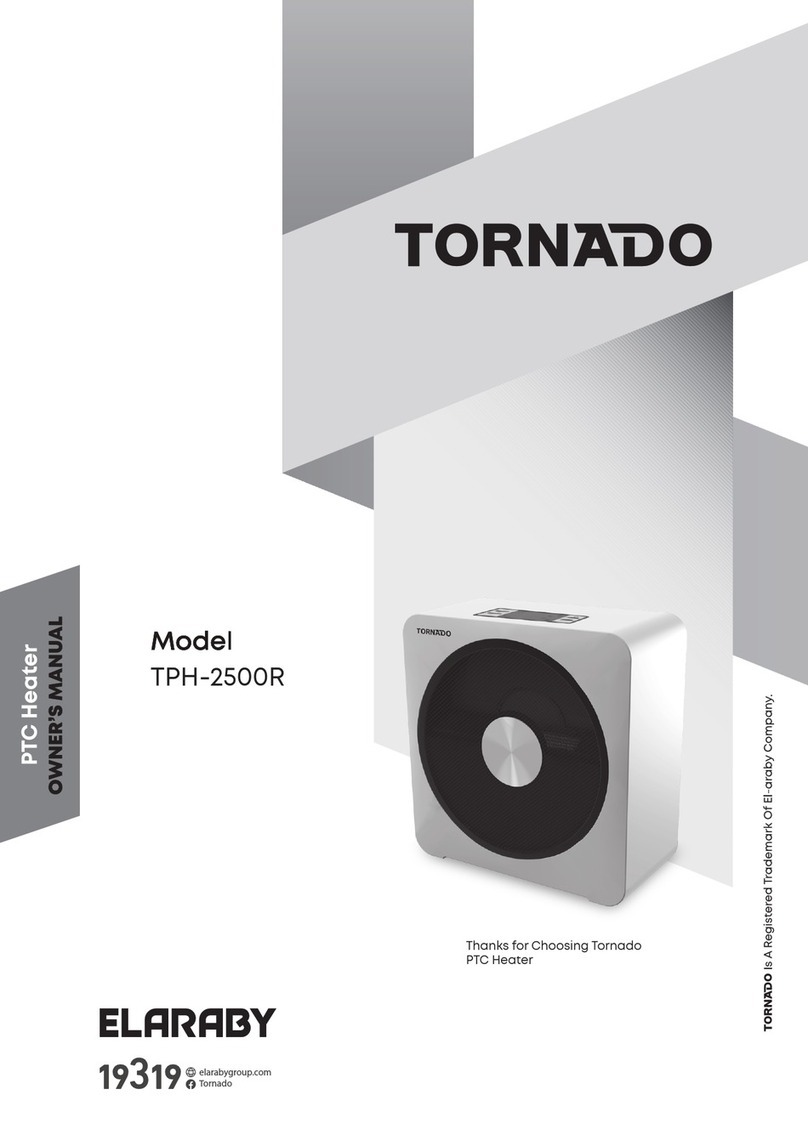 ELARABY TORNADO TPH-2500R owner's manual