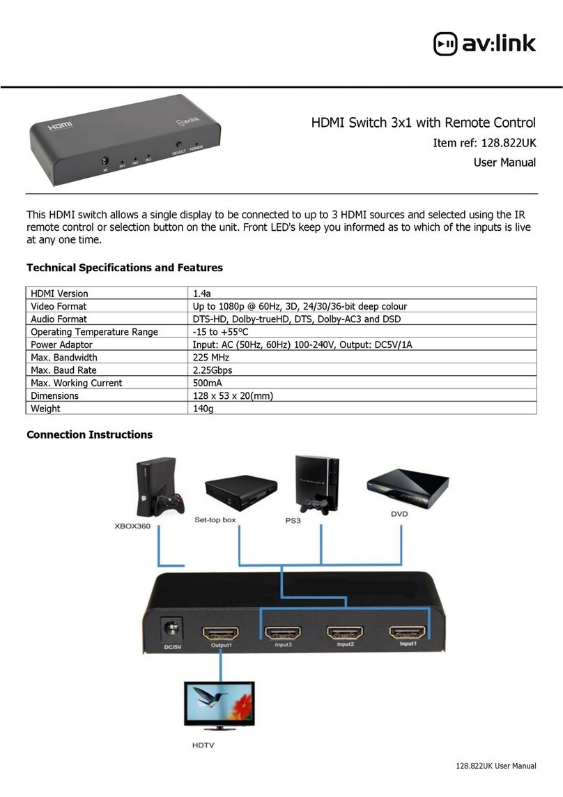 AVLink 128.822UK user manual