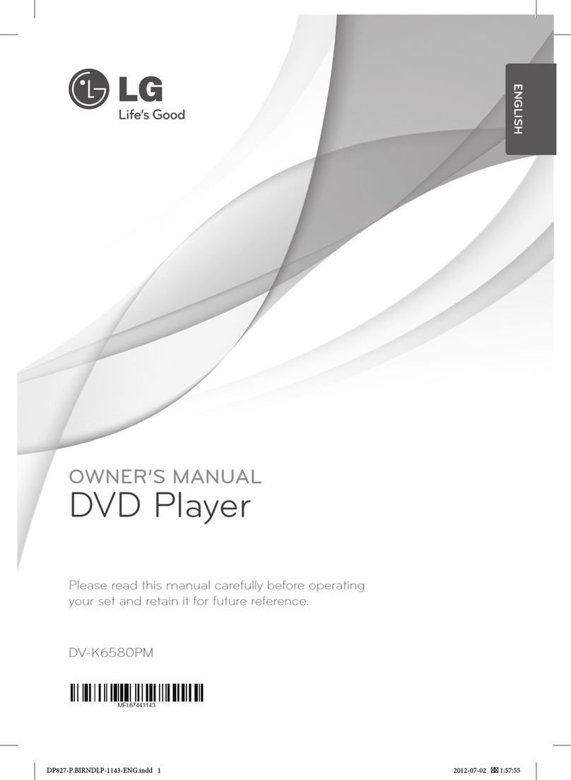 LG DV-K6580PM User manual