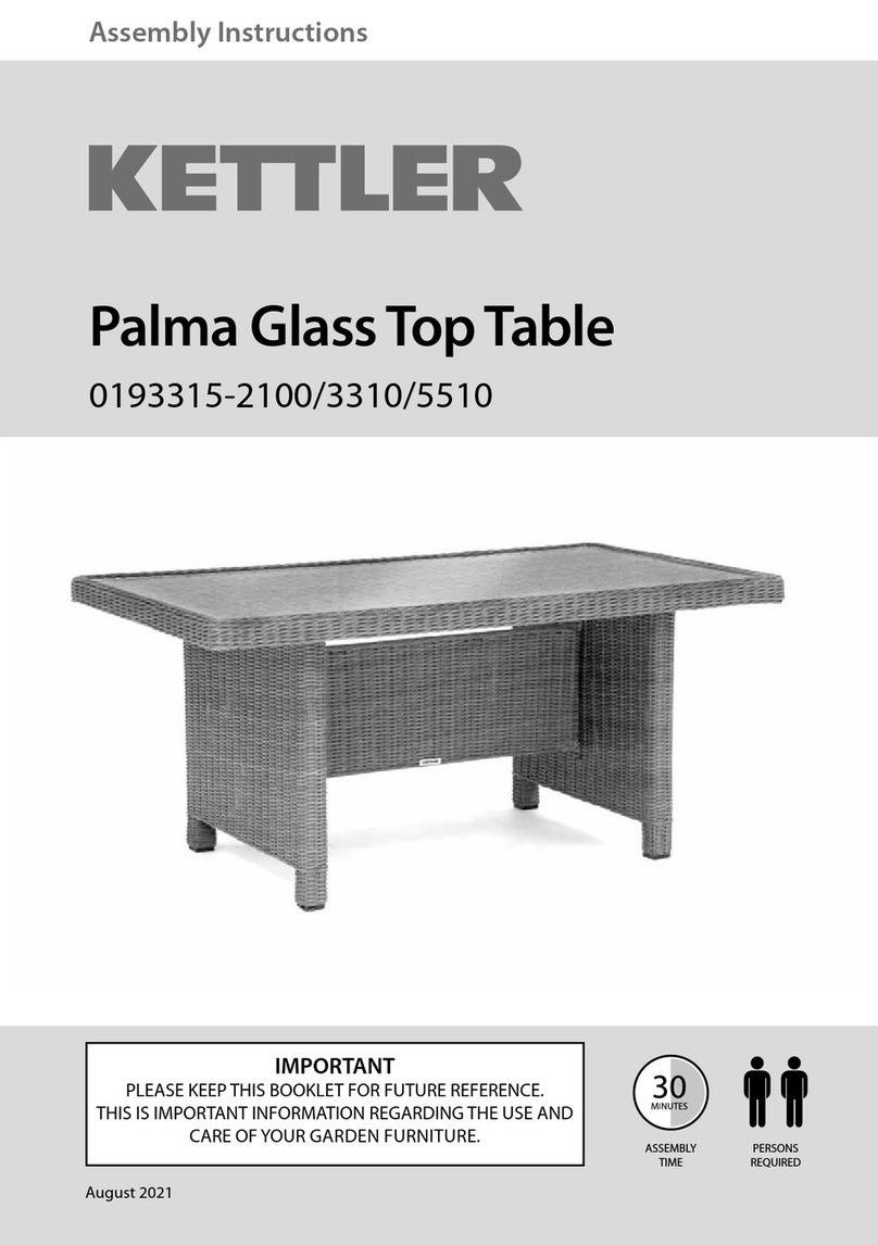 Kettler Palma 0193315-2100 Assembly instructions