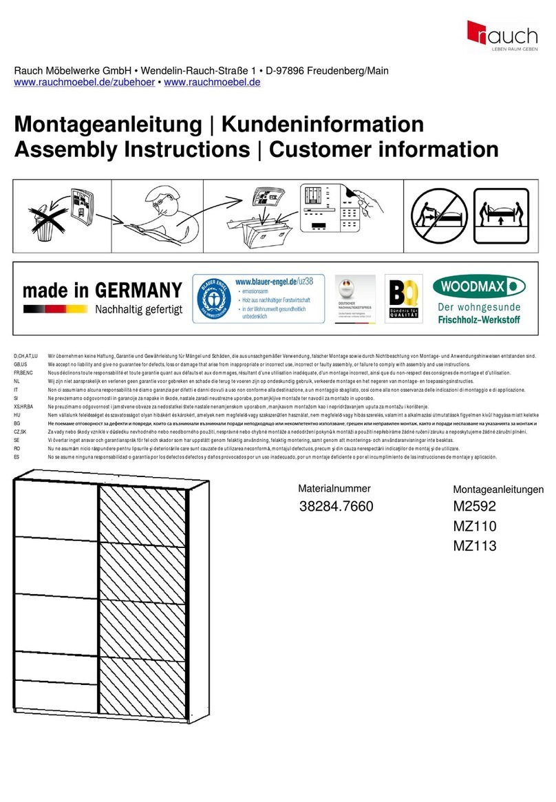 Rauch M2592 Assembly instructions