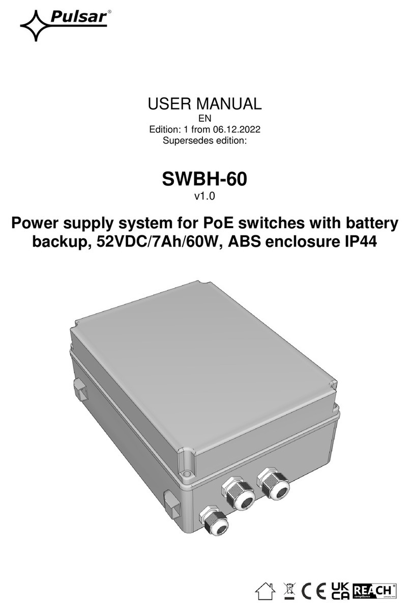 Pulsar SWBH-60 User manual