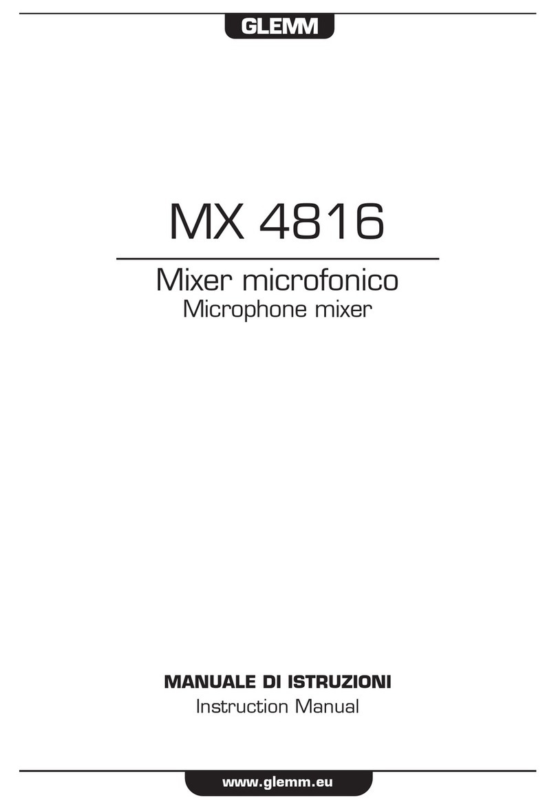 GLEMM MX 4816 instruction manual
