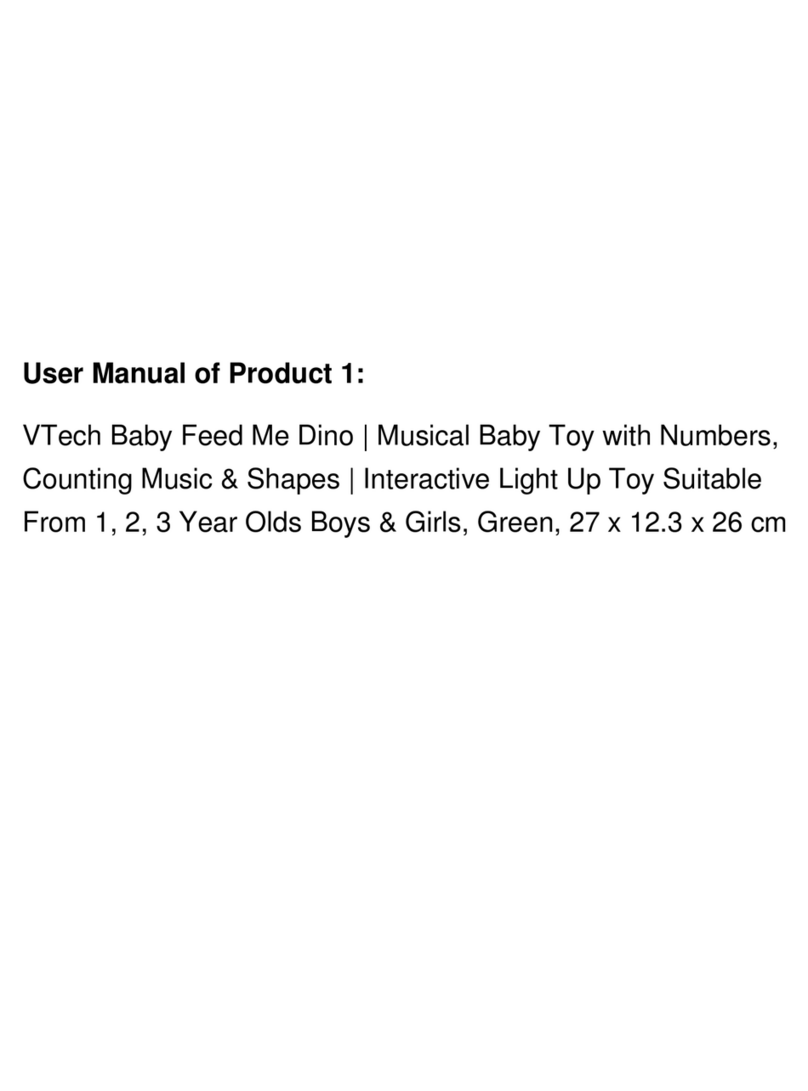 V-tech Feed Me Dino User manual
