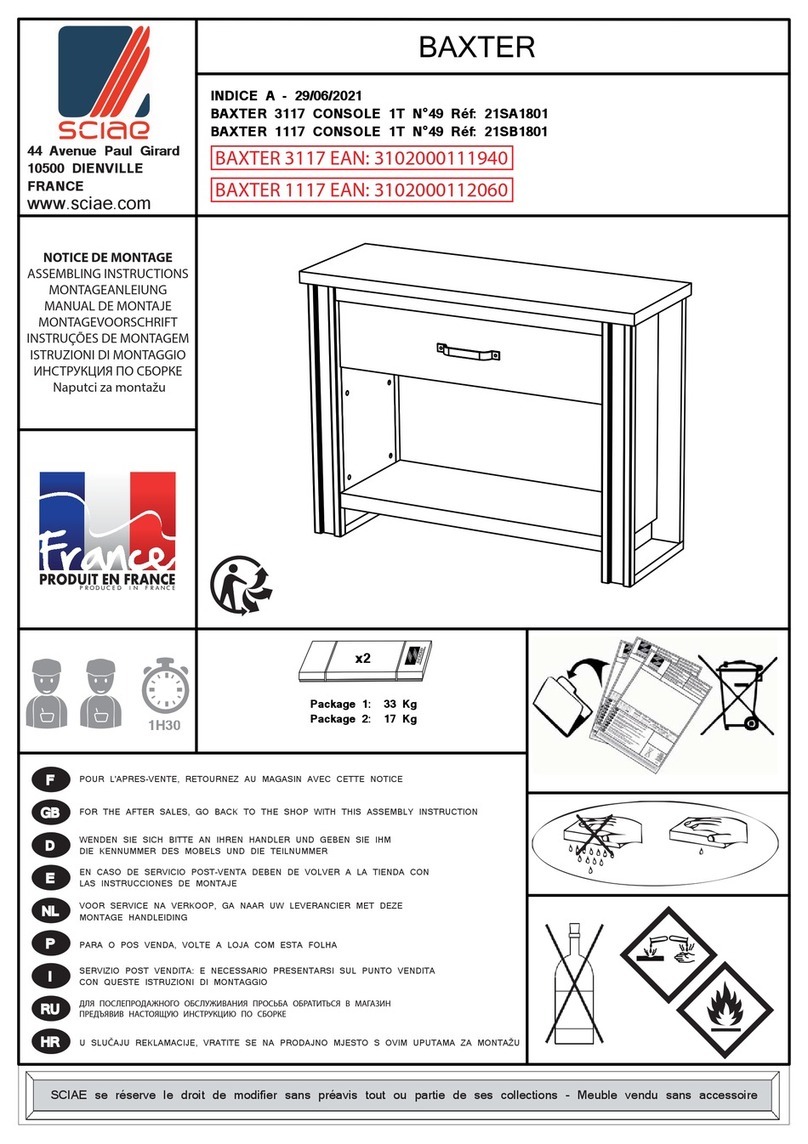 SCIAE BAXTER 3117 User manual SCIAE BAXTER 3117 User manual