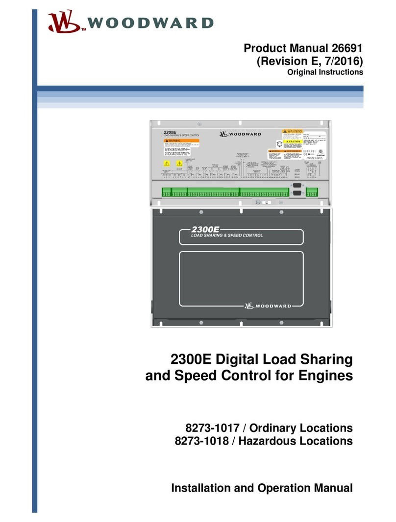 Woodward 2300E User manual Woodward 2300E User manual