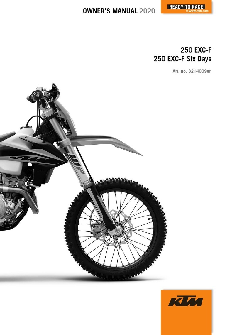 KTM 250 EXC-F EU 2020 User manual
