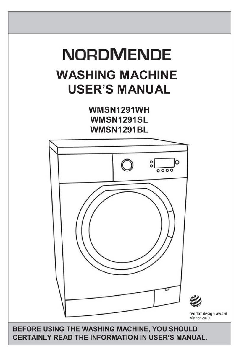 Nordmende WMSN1291WH user manual