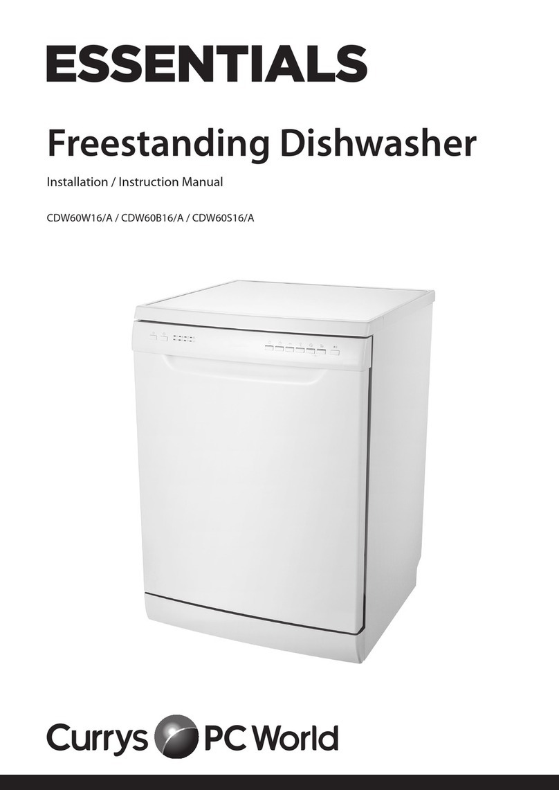 Currys ESSENTIALS CDW60W16/A instruction manual
