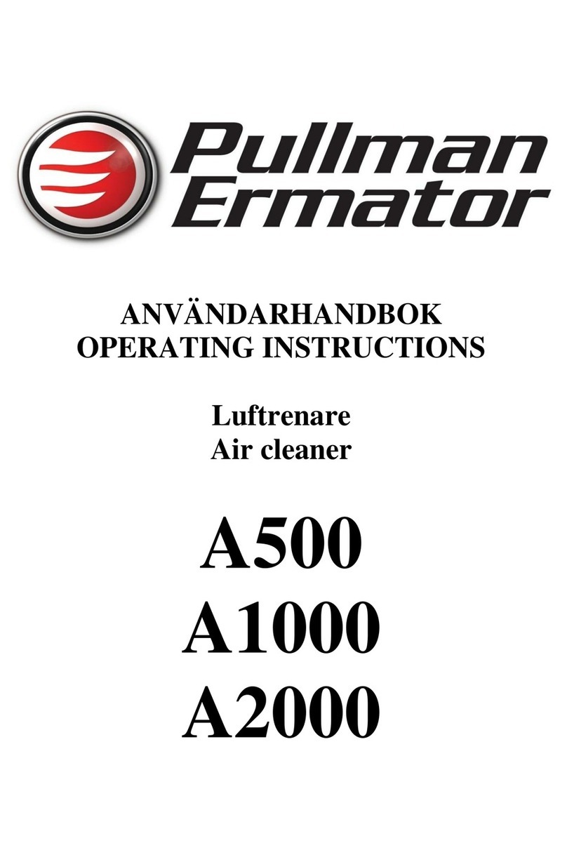 pullman Ermator A500 operating instructions