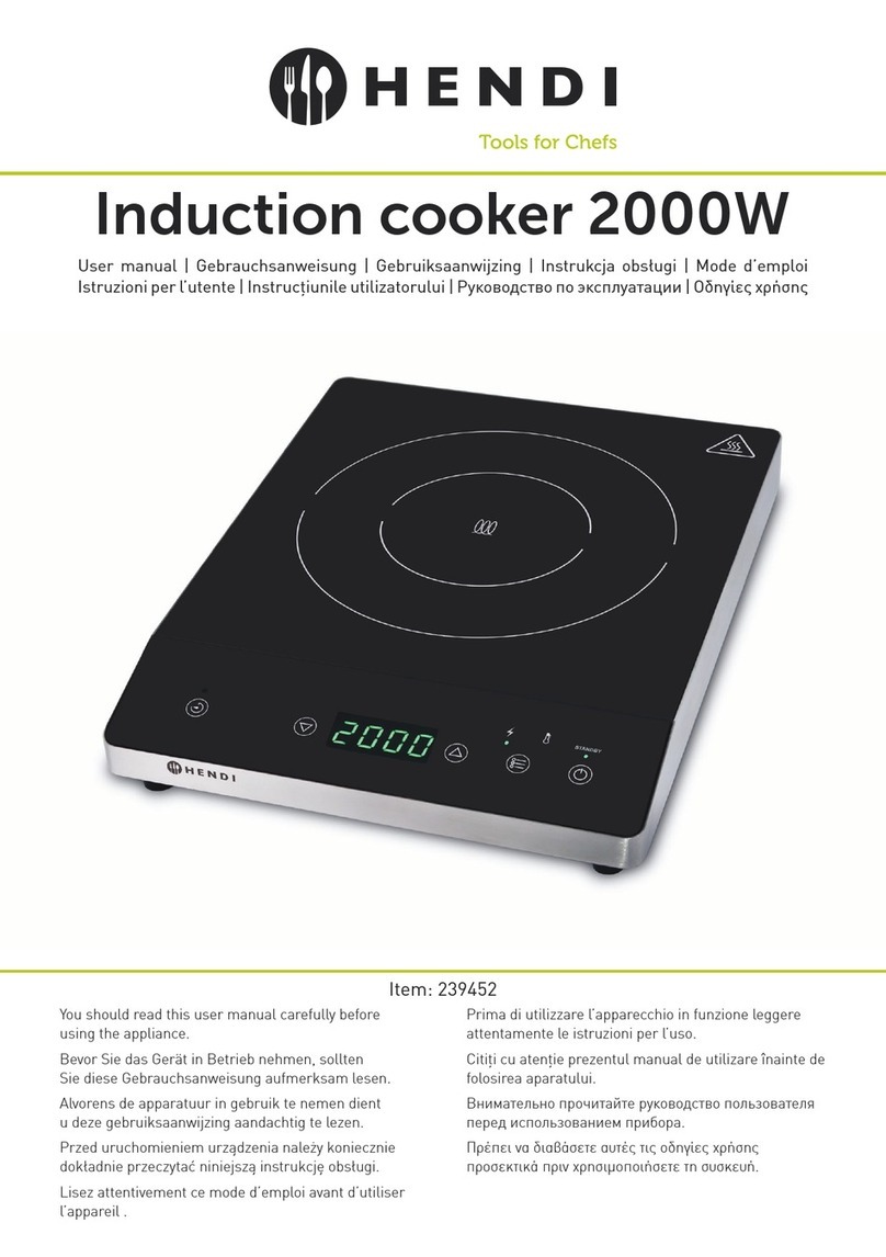 Hendi 2000W user manual