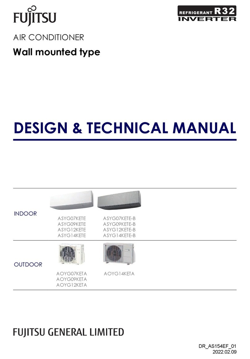 Fujitsu ASYG07KETE Service manual