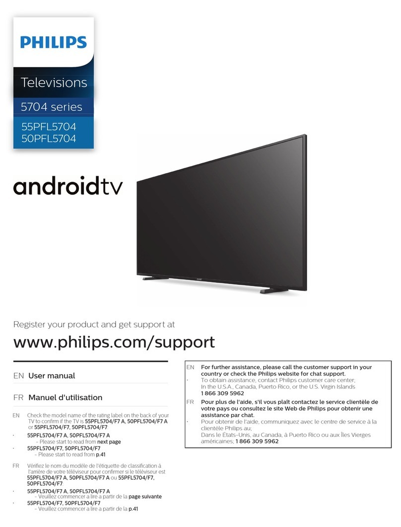 Philips 50PFL5704 User manual