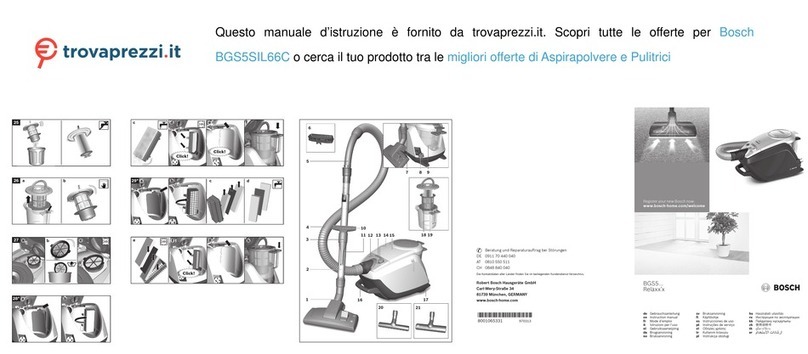 Bosch Relaxx'x BGS5SIL66C instruction manual