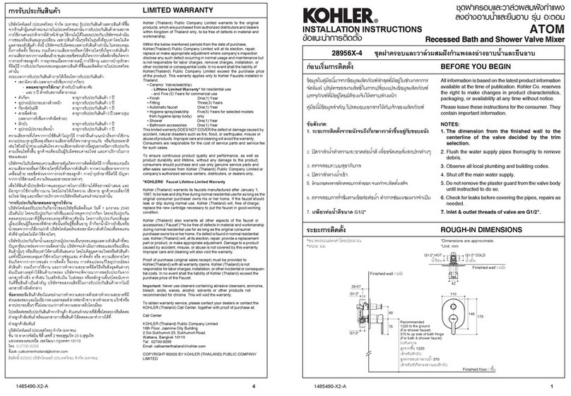 Kohler ATOM 28956X-4 User manual