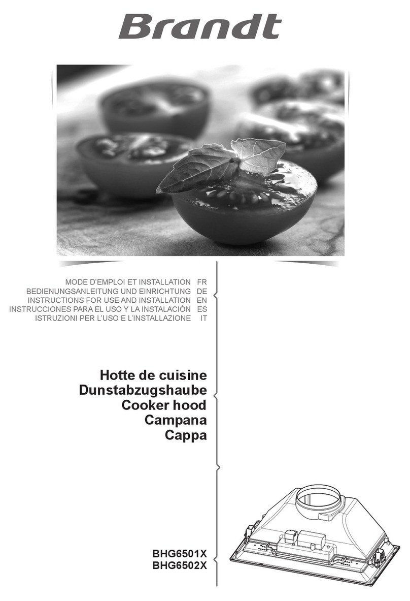 Brandt BHG6502X Operation manual