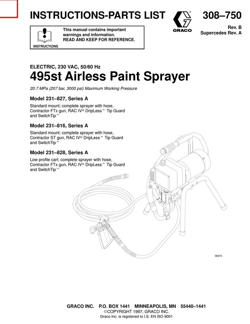 Graco 231-827 Instructions-parts list
