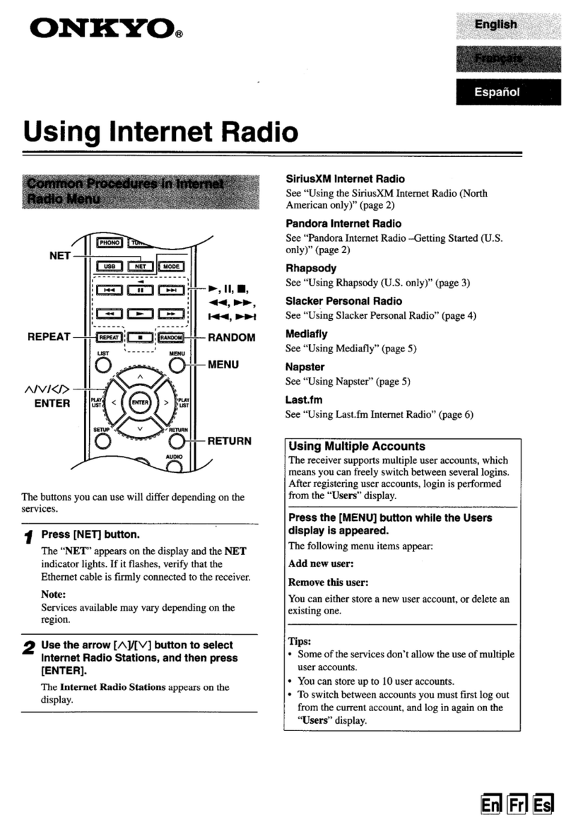 Onkyo TX-8050 manual