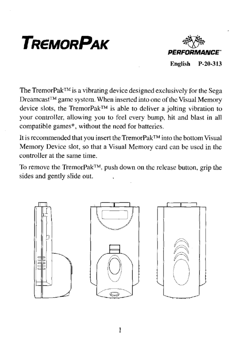 InterAct Accessories Performance TremorPak manual