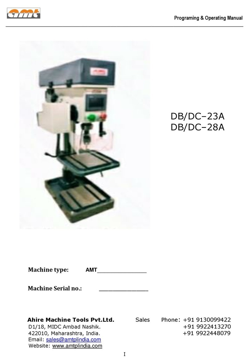 AMT DB-23A Programming and operating manual