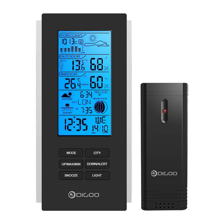 Digoo DG-TH6699 User manual