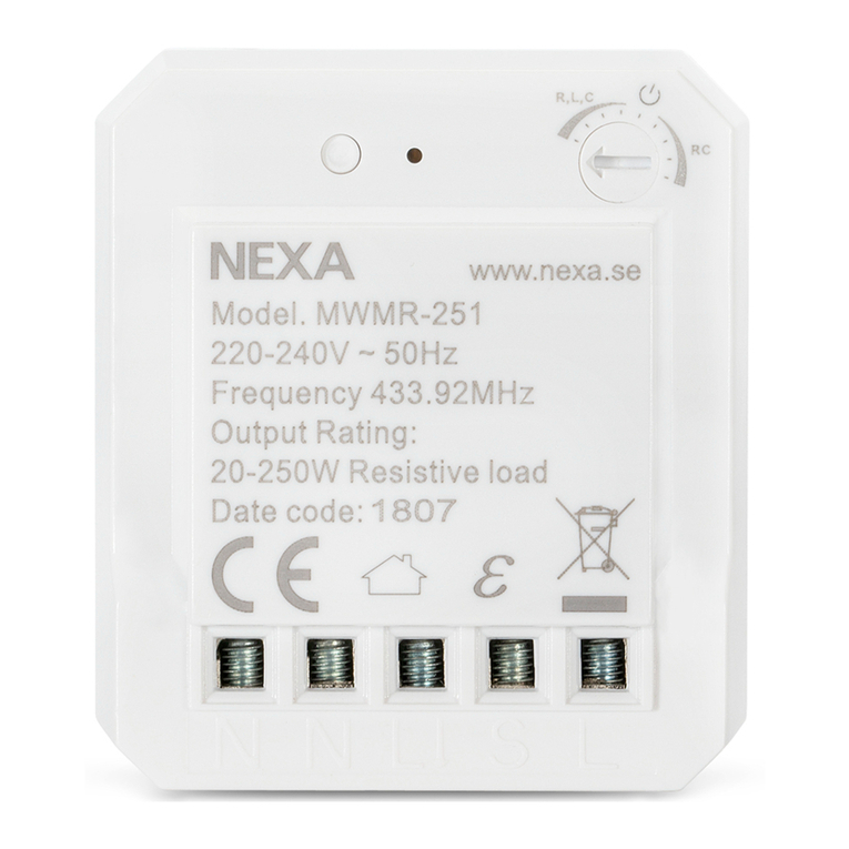Nexa MWMR-251 user manual
