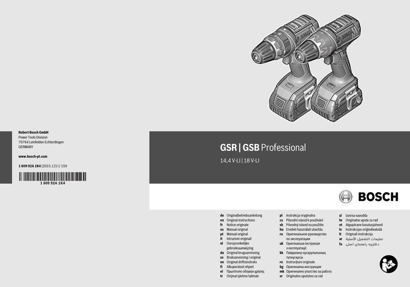 Bosch GSR GSB Professional 14,4 V-LI User manual