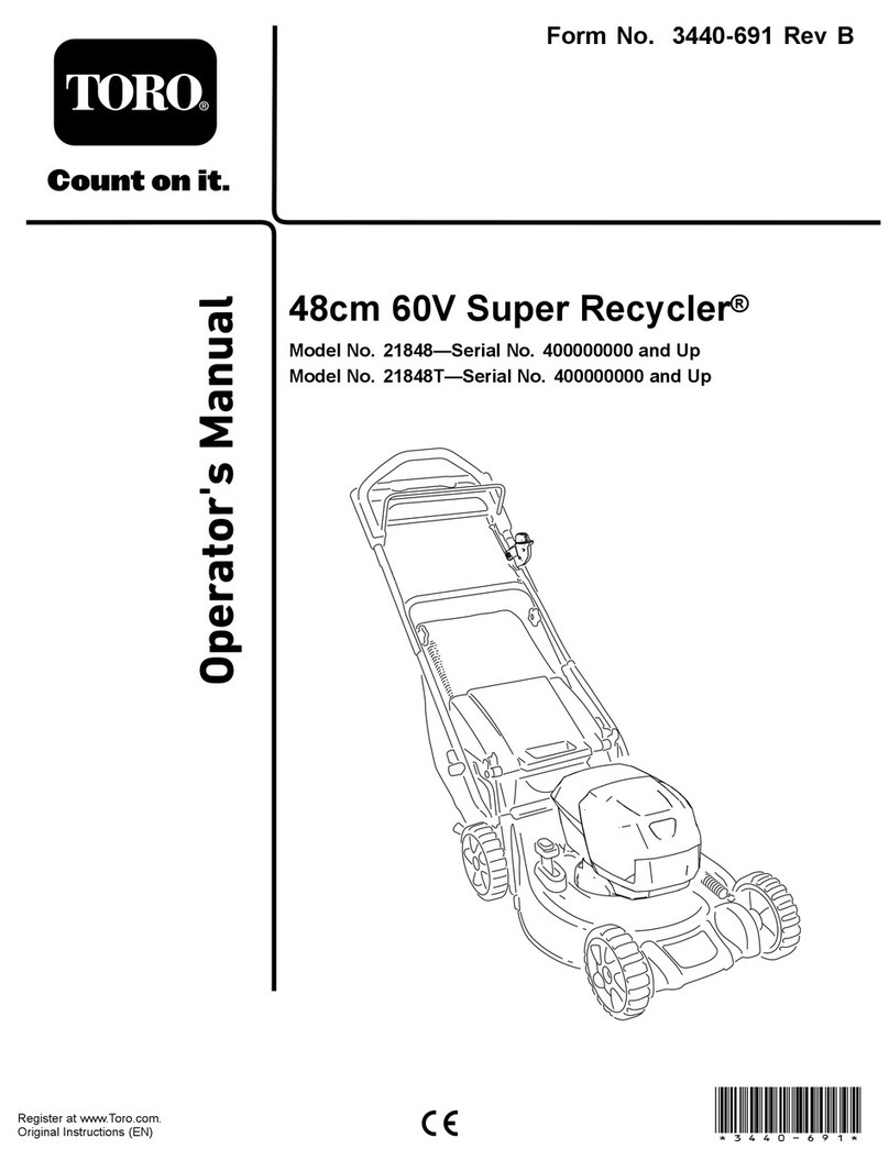 Toro 21848T User manual