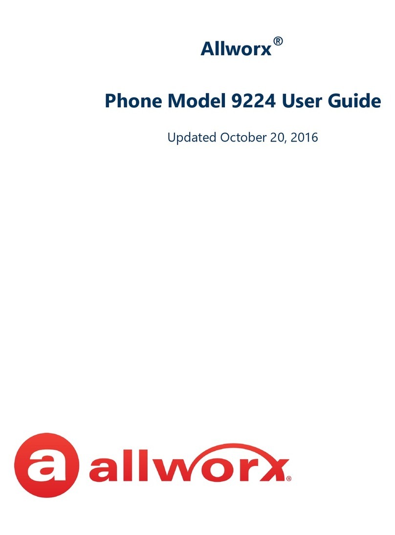 Allworx 9224 User manual