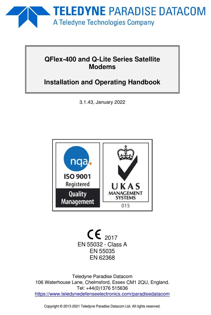 Teledyne Q-Lite Series User manual