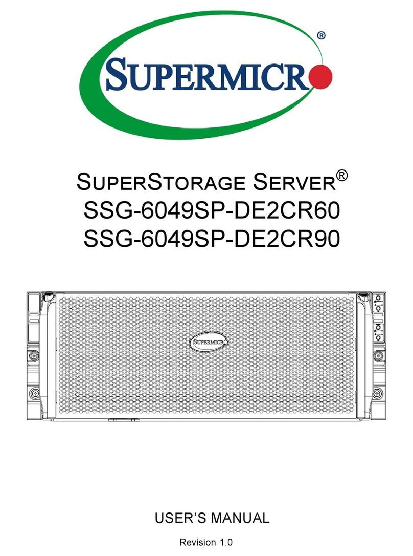 Supermicro SuperStorage SSG-6049SP-DE2CR60 User manual