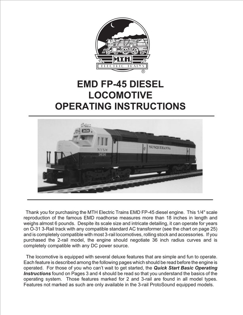 MTHTrains EMD FP-45 operating instructions MTHTrains EMD FP-45 operating instructions