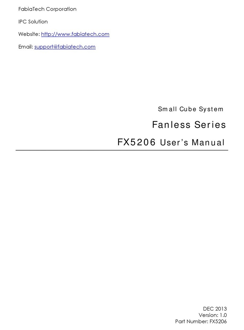 FabiaTech FX5206 User manual