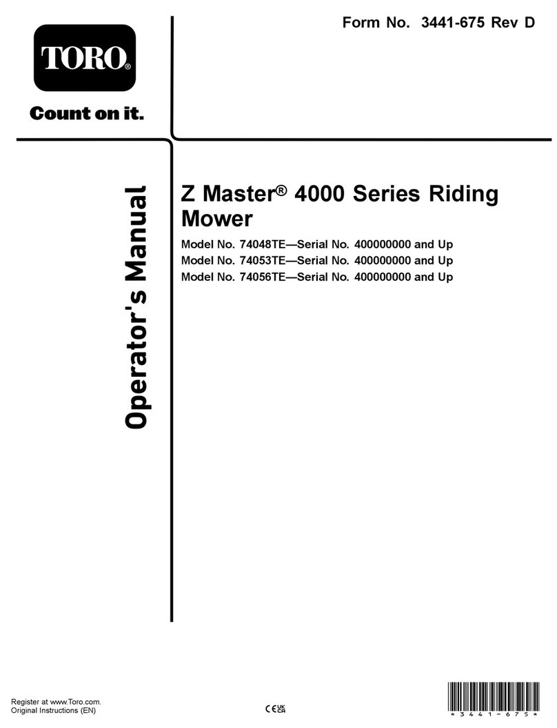 Toro 74048TE User manual