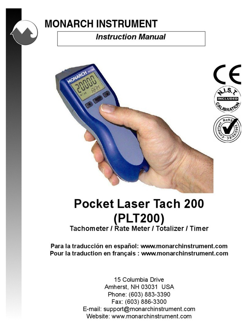 MONARCH INSTRUMENT PLT200 instruction manual