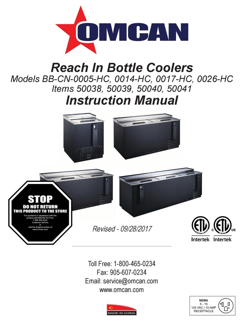 Omcan BB-CN-0014-HC User manual