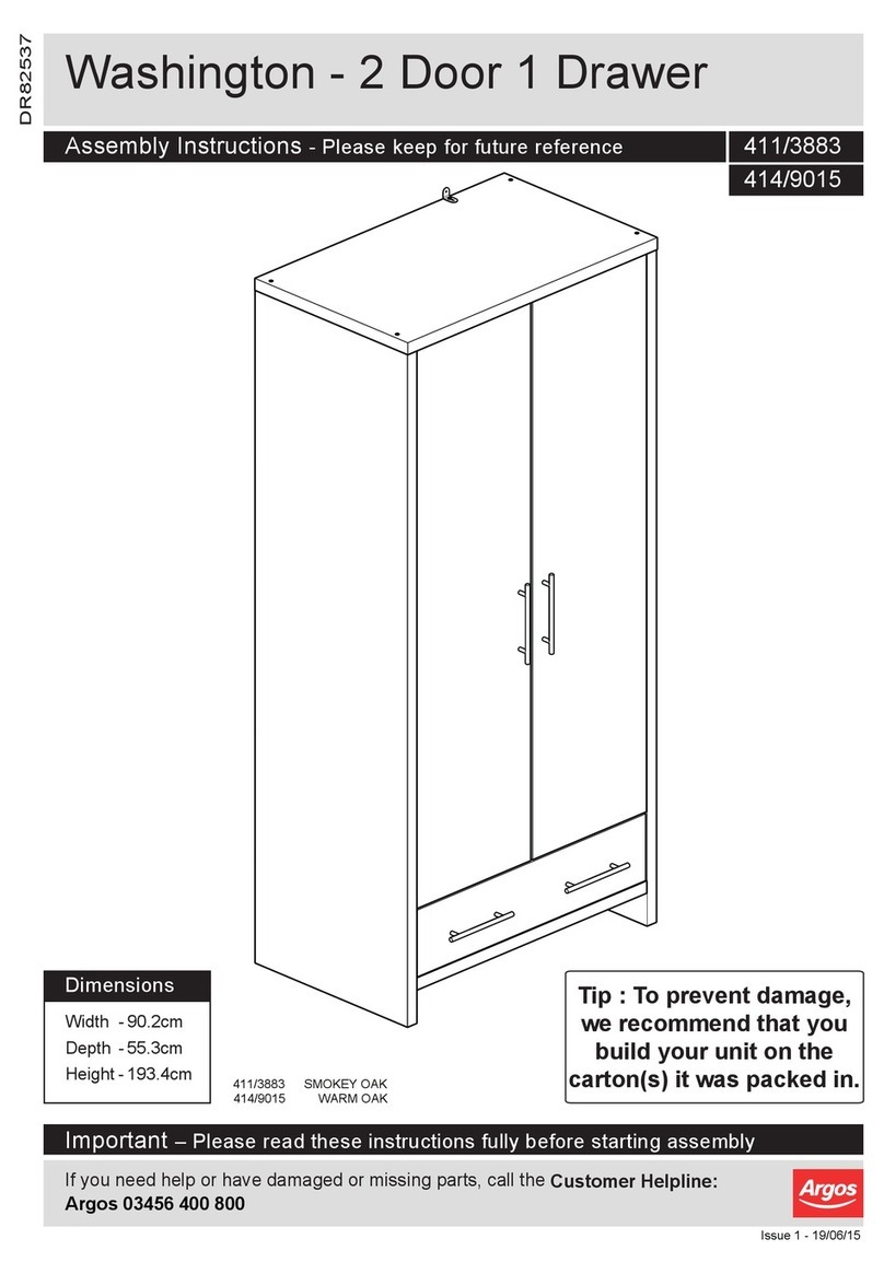 Argos 411/3883 Assembly instructions