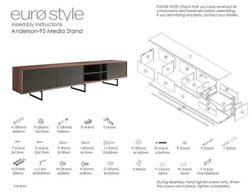 EUROSTYLE Anderson-95 Assembly instructions