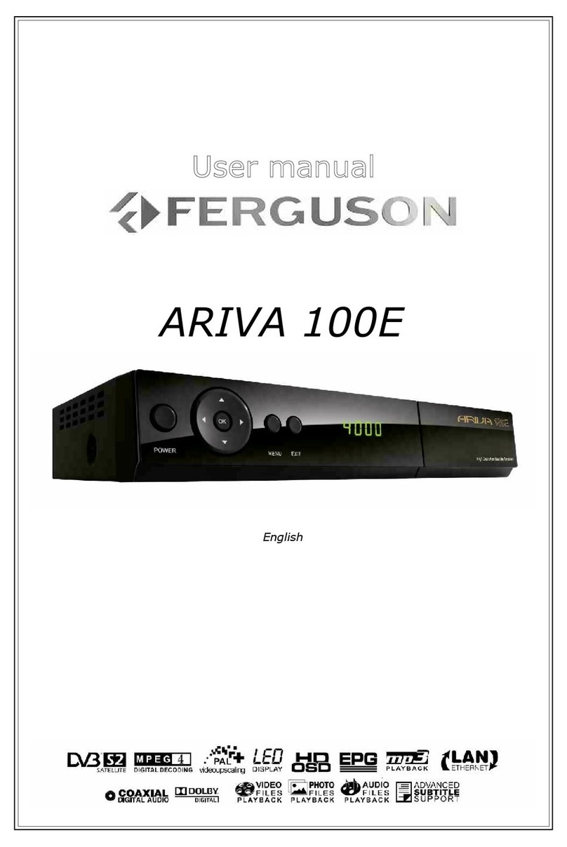 Ferguson ARIVA 100E User manual
