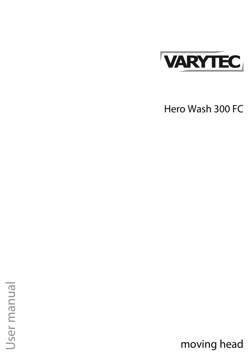 Varytec Hero Wash 300 FC user manual