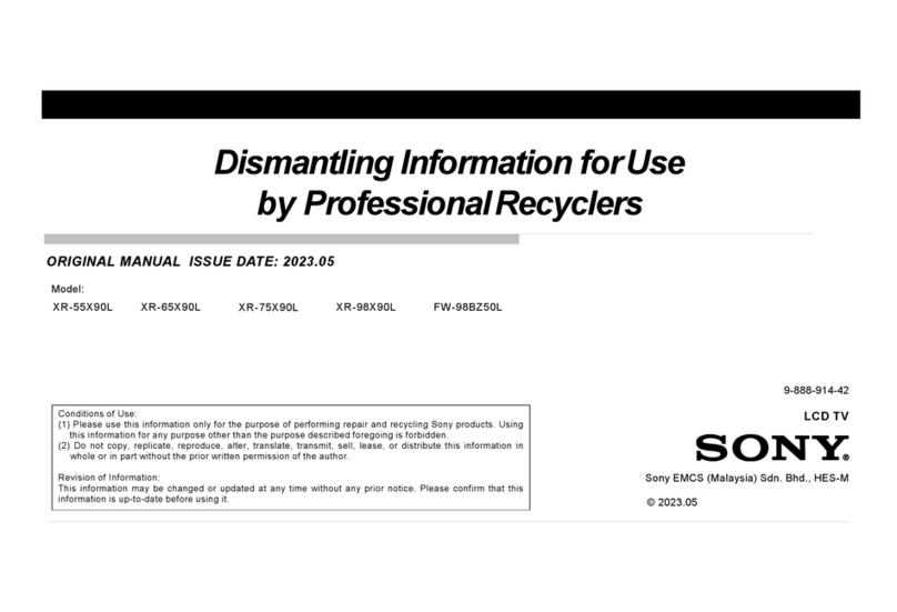 Sony XR-55X90L Owner's manual
