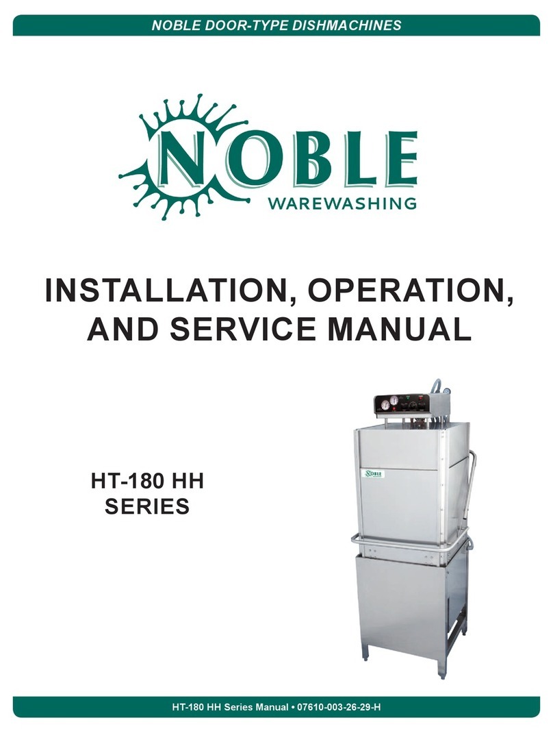 Noble HT-180 HH Installation, operation and service manual