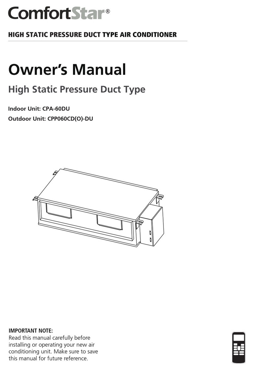 Comfort Star CPA-60DU User manual