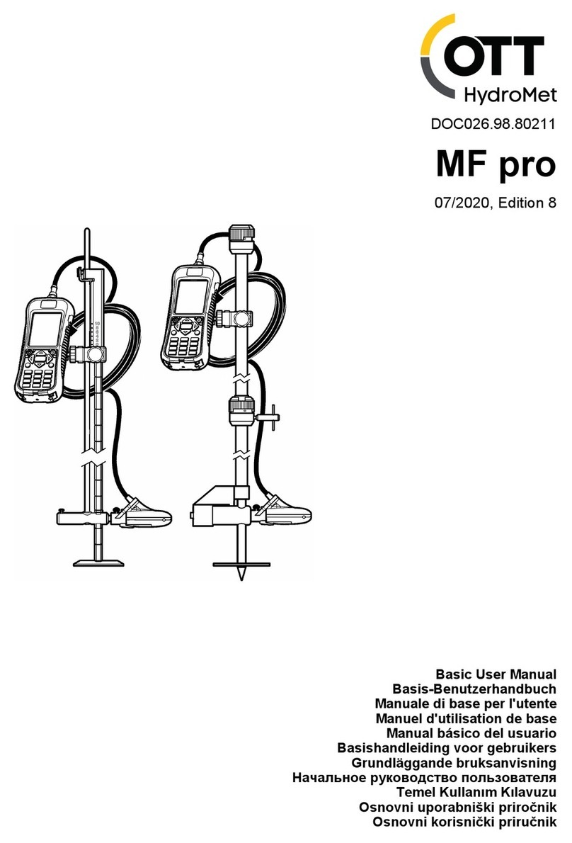 OTT HydroMet MF pro Basic user manual