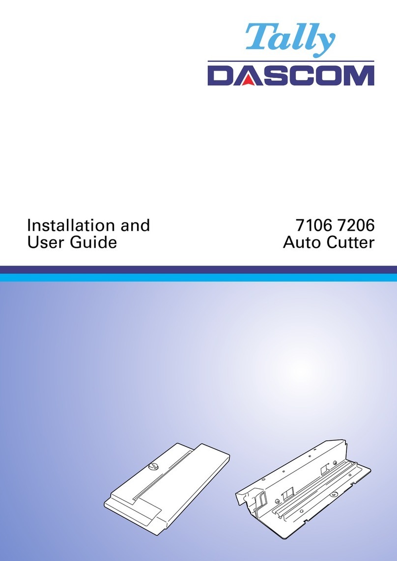 Tally Dascom 7206 Series Installation and user guide
