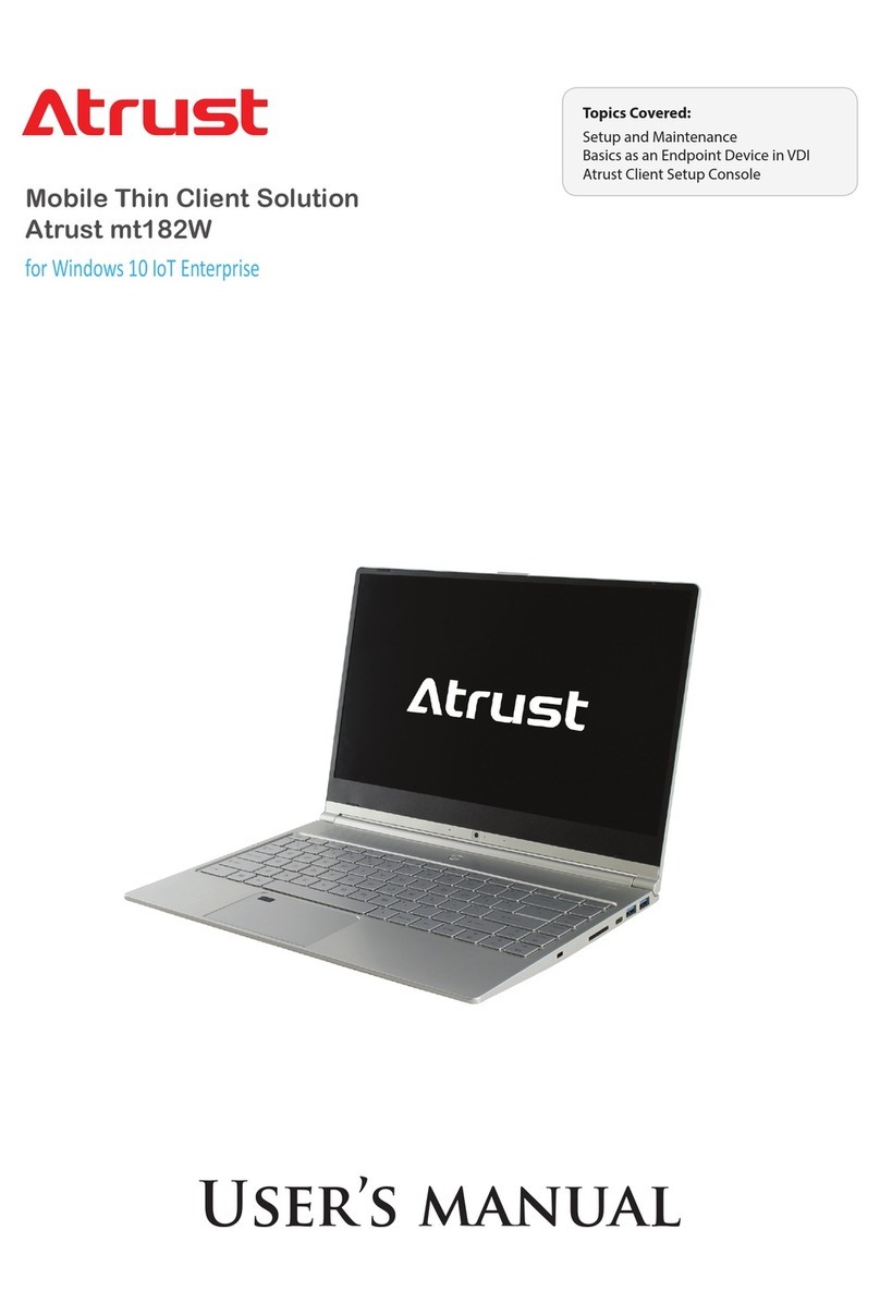 Atrust mt182W User manual