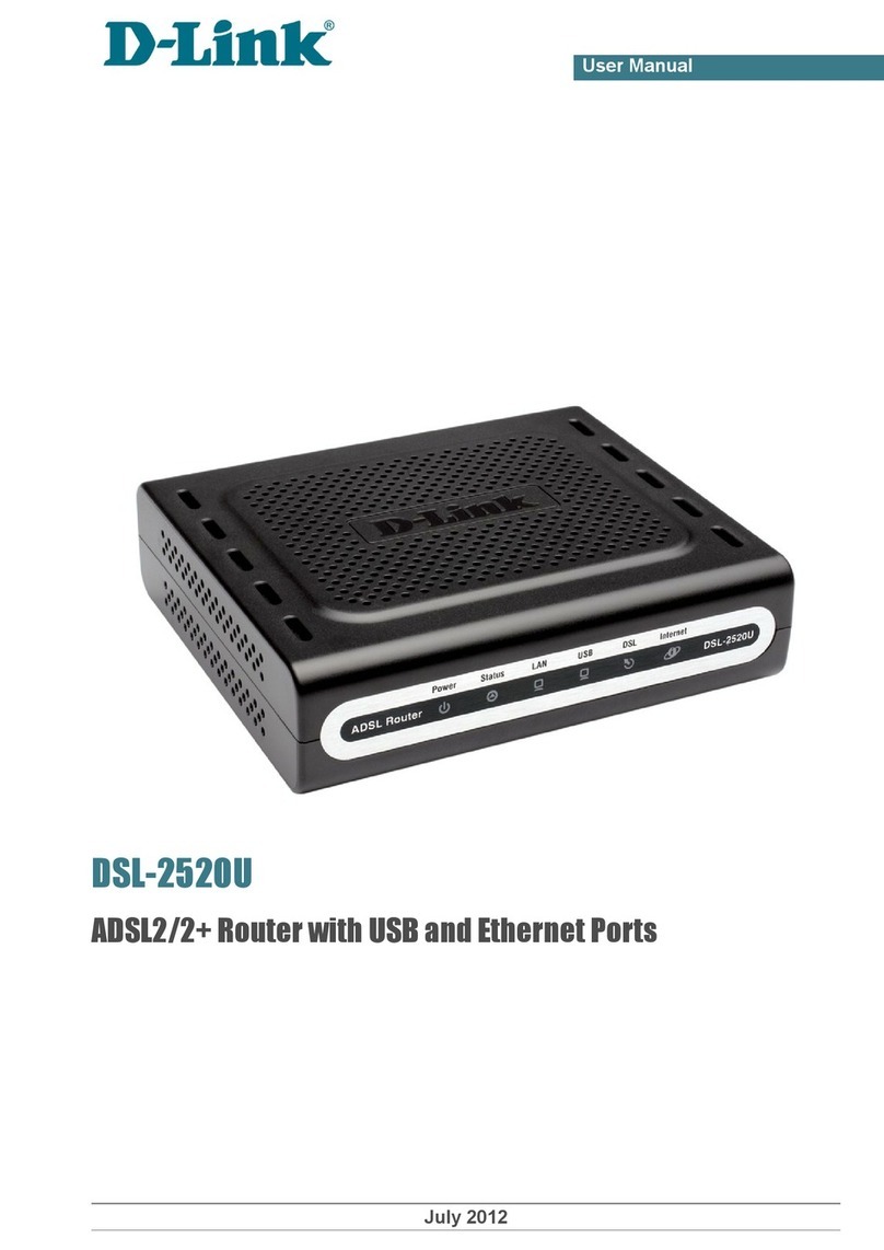 D-Link DSL-2520U User manual D-Link DSL-2520U User manual