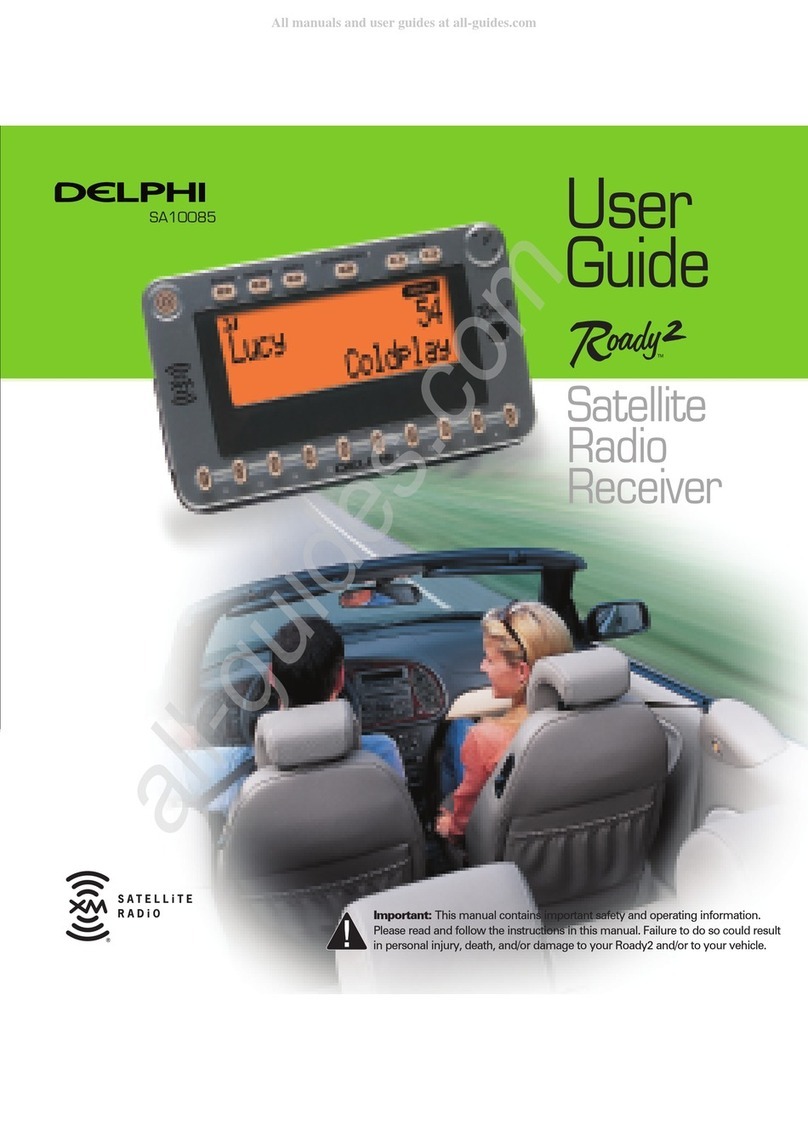 Delphi Roady 2 User manual