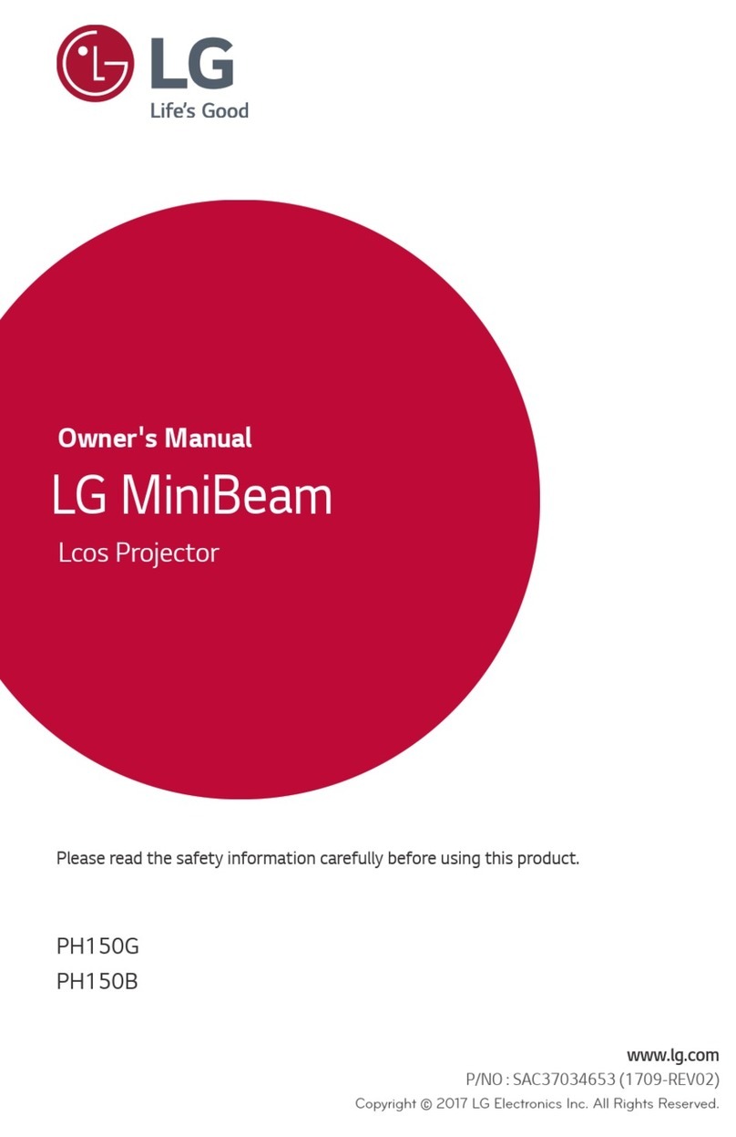 LG MiniBeam PH150B User manual